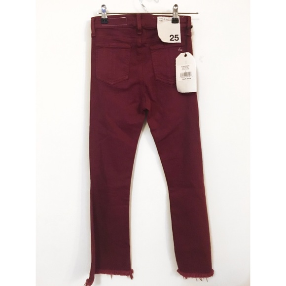 NWT Rag & Bone high rise crop flare jeans size 25 - Picture 7 of 8